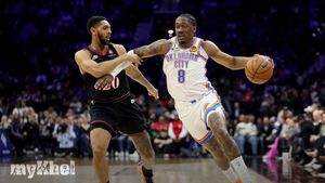 Thunder Extend 12-Game Win Streak With 123-103 Victory Over 76ers