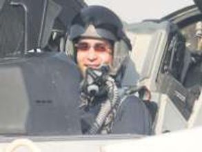 Abhinav Bindra flies high in the sky in F-16