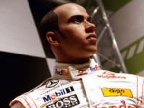 Lewis Hamilton's waxwork unveiled