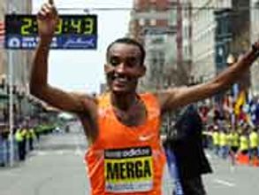 Merga wins Delhi Half Marathon again