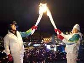 Canada: Olympic flame warms up first venue