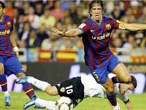 Barca thrashes Valladolid to retain 'La Liga Crown