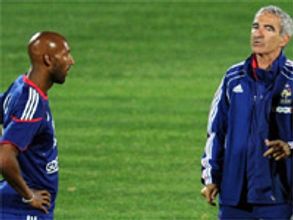 Anelka out of France squad: Evra saddened