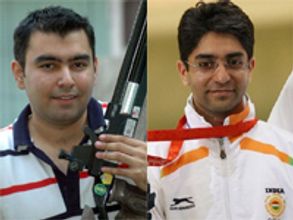CWG: Abhinav, Gagan win first gold for India