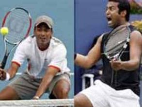 Paes, Bhupathi advance in mixed; Somdev out of men's doubles