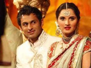 Shoaib goes one up on Sania at tennis