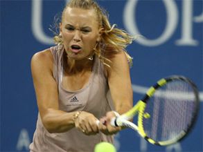 US Open: Resilient Wozniacki beats Kuznetsova