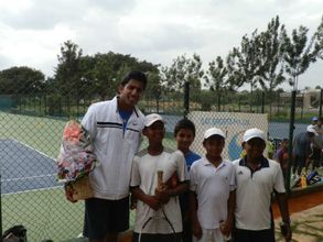 Rohan Bopanna inaugurates Prahlad Srinath's tennis academy