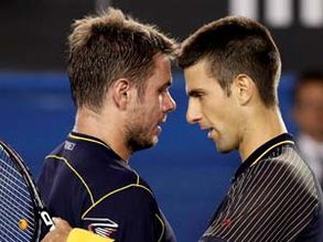 Australian Open:In an epic battle,Djokovic outlasts Wawrinka