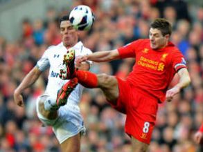 EPL: Gerrard penalty helps Liverpool beat Spurs 3-2
