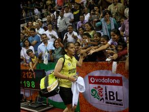 Saina and Hyderabad Hotshots off to winning start in IBL