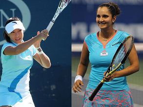 US Open: Sania Mirza-Jie Zheng enter semi-finals (in pics)
