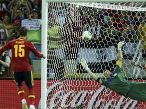 World champions Spain book ticket for Brazil