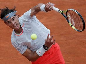 Rafael Nadal beat Simon in Rome Masters