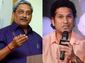 FIFA World Cup 2014: Goa CM Manohar Parrikar slams Sachin Tendulkar to justify MLAs' Brazil junket