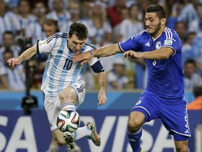 Fifa World Cup 2014: Argentina win 2-1 against a spirited Bosnia-Herzegovina