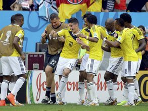 Fifa World Cup 2014: Colombia win 2nd match, beat Ivory Coast 2-1