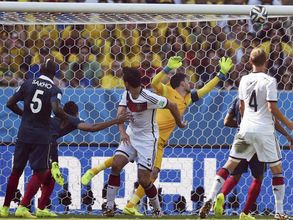 World Cup 2014: Germany beat France 1-0 to make 4th straight semis