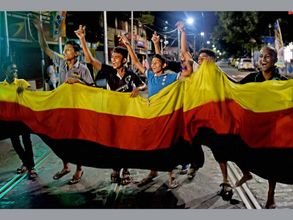 Kolkata celebrates Germany's World Cup triumph