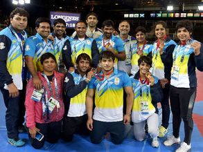 CWG 2014: Vikas, Yogeshwar and Babita win gold