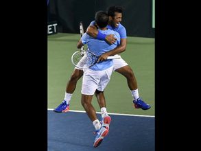 Davis Cup: Paes-Bopanna notch dramatic come-from-behind win