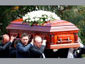 Channel Nine TV gives Sean Abbott 'respect' at Hughes' funeral service