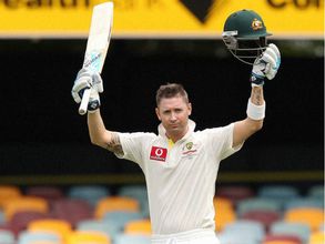 Clarke defies pain to hit ton, joins Bradman-led elite list