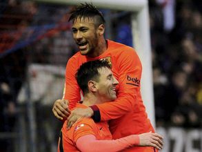 Barcelona beat Eibar 2-0 in La Liga