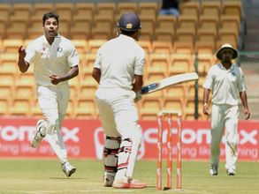 Irani Cup: Varun Aaron's six-wicket haul restricts Karnataka to 244