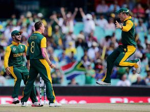 South Africa choke Sri Lanka with spin, enter World Cup semi-finals