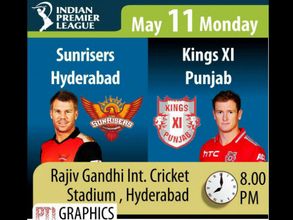 IPL 2015 Daily Guide: Match 48 - Sunrisers Hyderabad Vs Kings XI Punjab