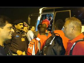 Zimbabwe cricket team arrives in Pakistan amid tight security