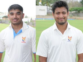 Karnataka batsmen hit double tons, set partnership record of 403