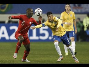 Copa America: Neymar scores in Brazil's last-gasp win over Peru