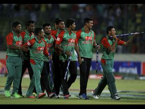 Bangladesh's landmark win over India sparks wild celebrations