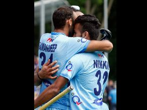 Hockey World League: Jasjit's brace fires India into semis with 3-2 win over Malaysia