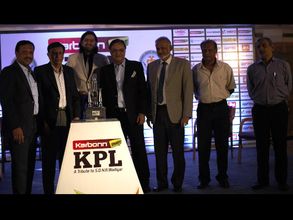 Grammy winner Ricky Kej unveils KPL 2015 trophy in Bengaluru