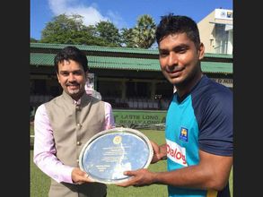 BCCI felicitates 'true legend' Kumar Sangakkara