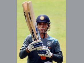 Preparatory camp: Captain Dhoni wields willow, Shikhar plays table tennis