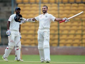 Happy to have scored a ton before South Africa series: Shikhar Dhawan
