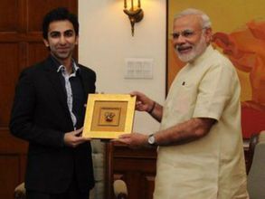 14-time world champion Pankaj Advani meets PM Narendra Modi