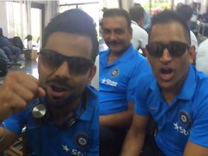 VIDEO: MS Dhoni, Virat Kohli say 'Bokke' for AB de Villiers