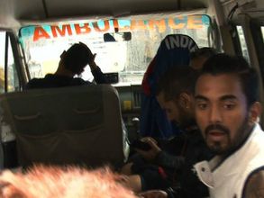 Bengaluru Test: Indian players travel in ambulance to reach hotel