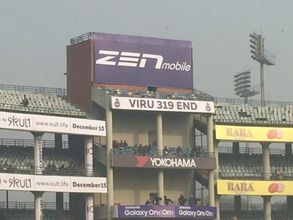 4th Test: Bowlers bowl from 'Viru 319' and 'Viru 309' Ends at Feroz Shah Kotla