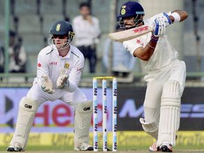Kohli and Rahane shine as India take massive 403-run lead