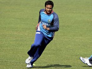 Bangladesh all-rounder Shakib Al Hasan returns to training