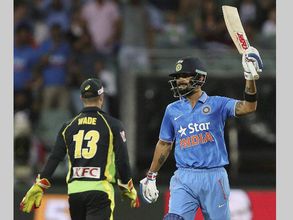 MS Dhoni thinks Adelaide Oval might have 'Virat Kohli Stand'