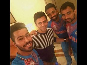 In Pics: Team India 'in love' with new jersey for ICC World T20 2016
