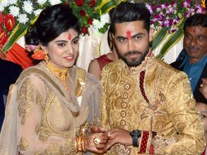 Celebratory gunfire shots in Ravindra Jadeja's marriage invite trouble