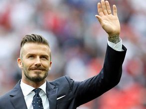 Beckham congratulates Zidane on Real Madrid's Champions League win
